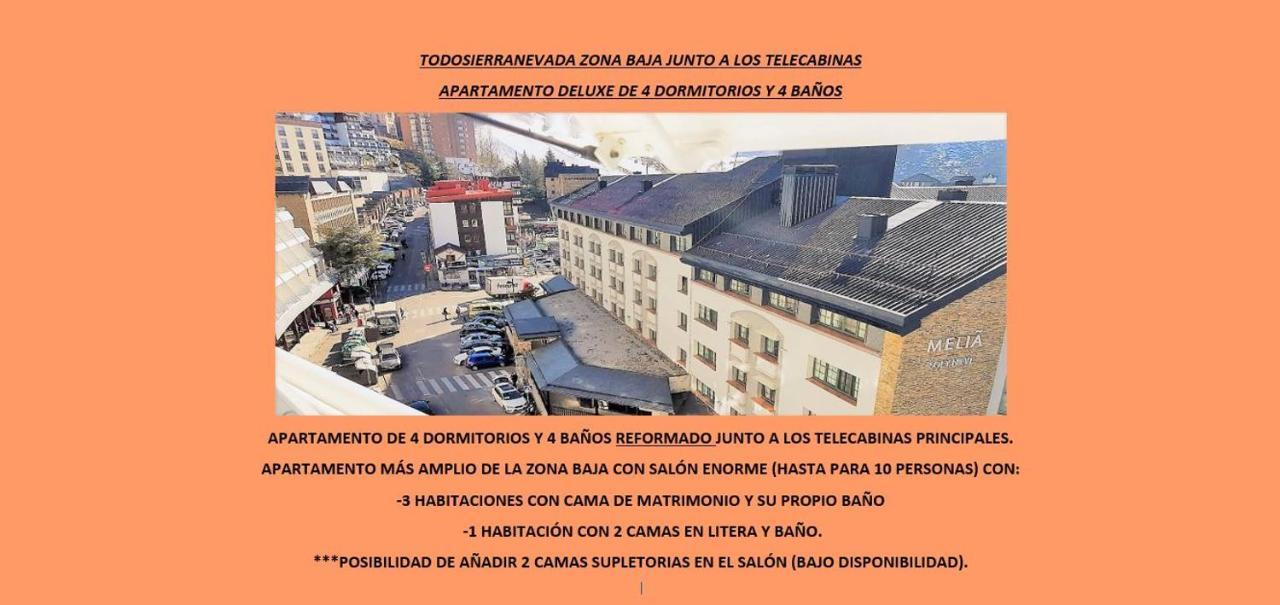 Todosierranevada Zona Baja - Apartamentos De 4 Dormitorios - Junto A Los Telecabinas Sierra Nevada Eksteriør bilde
